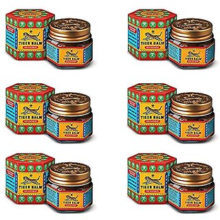 Tiger Balm Ayurvedic Red Tiger Ointment 9g - Pack of 6
