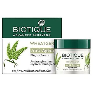 Biotique Wheat Germ Anti- Ageing Night Cream 50g