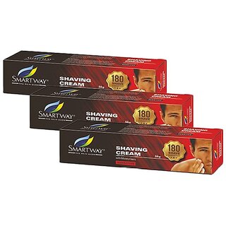                       Smartway Shaving Cream - Pack Of 3 (60gm)                                              