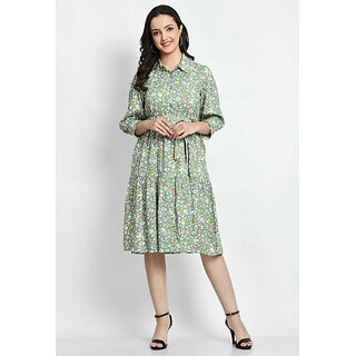                       Neel And Ned Women A-Line Multicolor Dress                                              