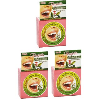                       ISME Rasyan Herbal Clove Toothpaste - 25g (Pack Of 3)                                              