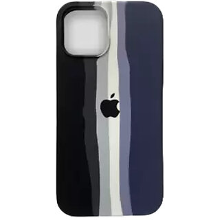                       Maliso Back Cover for iPhone XR | Compatible for for iPhone XR with Camera Protection | (Black and Navy )                                              