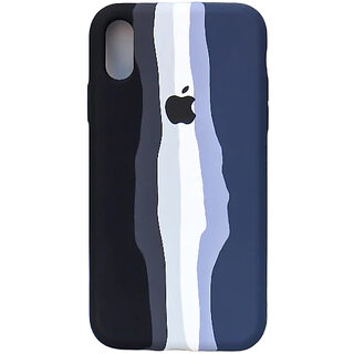                       Maliso Back Cover for iPhone XS Max| Compatible for iPhone XS Max Premium Back Cover (Black and Blue)                                              
