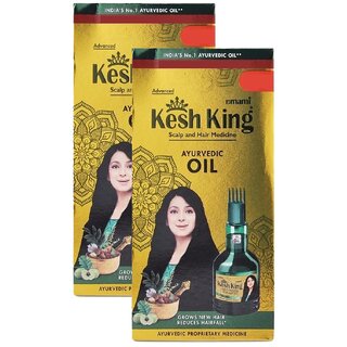                       Kesh King Ayurved Scalp and Hair Oil - 50ml (Pack Of 2)                                              