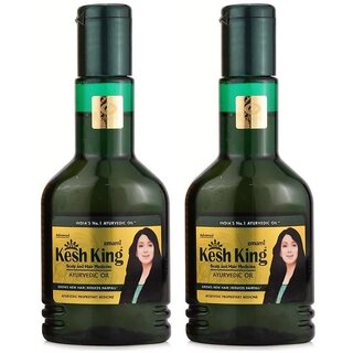                       Kesh King Scalp and Hair Medicine Ayurved Oil - Pack Of 2 (50ml)                                              