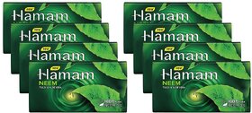Hamam Neem Tulsi  Aloevera Soap - 45g (Pack Of 8)