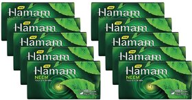 Hamam Neem Tulsi  Aloevera Soap - 45g (Pack Of 10)