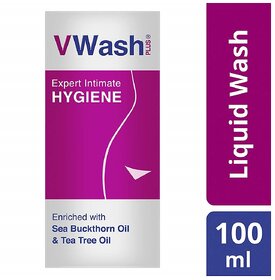 VWash Plus Tea Tree Oil Expert Intimate Hygiene Liquid Wash - 100 ml