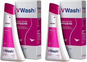 VWash Plus Intimate Hygiene Wash - Pack Of 2 (100ml)