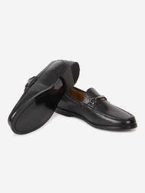 HATS OFF ACCESSORIES Men Leather Black Formal Loafers