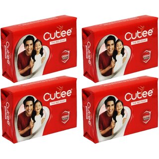                       Cutee Red Germ Protection Soap - 125g (Pack Of 4)                                              