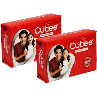 Cutee Red Germ Protection Soap - Pack Of 2 (125g) Cutee Red Germ Protection Soap - Pack Of 2 (125g)