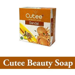                      Cutee Beauty Sandal Soap  (100gm)                                              