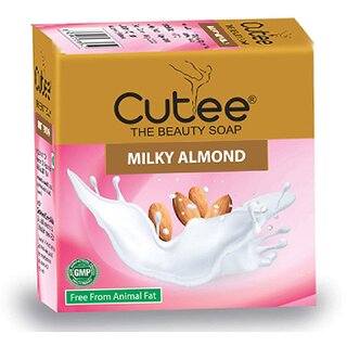                       Cutee Milky Almond The Beauty Soap - 100g                                              