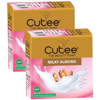 Cutee Milky Almond The Beauty Soap - 100g (Pack Of 2) Cutee Milky Almond The Beauty Soap - 100g (Pack Of 2)