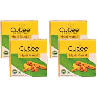 Cutee Haldi Manjal The Beauty Soap - 100g (Pack Of 4) Cutee Haldi Manjal The Beauty Soap - 100g (Pack Of 4)