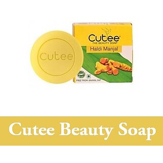                       Cutee Beauty Haldi Manjal Soap  (100gm)                                              