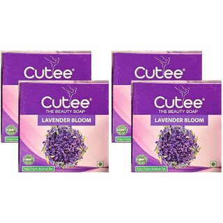 Cutee Lavender Bloom The Beauty Soap - 100g (Pack Of 4) Cutee Lavender Bloom The Beauty Soap - 100g (Pack Of 4)