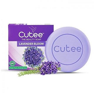 Cutee The Beauty Lavender Bloom Soap - Pack Of 1 (100g) Cutee The Beauty Lavender Bloom Soap - Pack Of 1 (100g)
