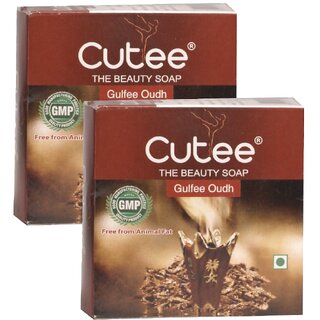 Cutee Gulfee Oudh The Beauty Soap - 100g (Pack Of 2) Cutee Gulfee Oudh The Beauty Soap - 100g (Pack Of 2)