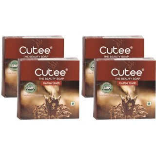                       Cutee Gulfee Oudh The Beauty Soap - 100g (Pack Of 4)                                              