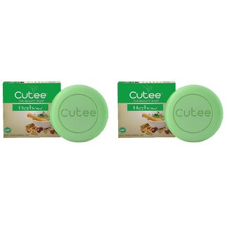 Cutee The Beauty Herbow Soap - Pack Of 2 (100g) Cutee The Beauty Herbow Soap - Pack Of 2 (100g)