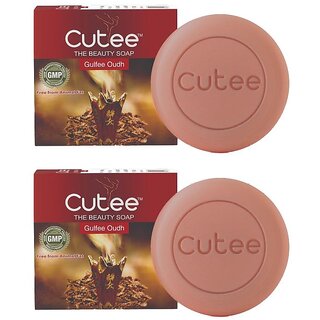                       Cutee The Beauty Gulfee Oudh Soap - Pack Of 2 (100g)                                              