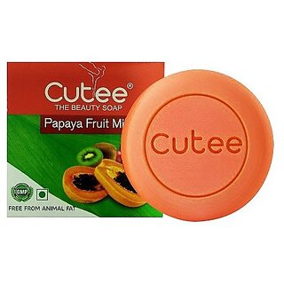Cutee Papaya Fruit Mix Soap - 100g Cutee Papaya Fruit Mix Soap - 100g