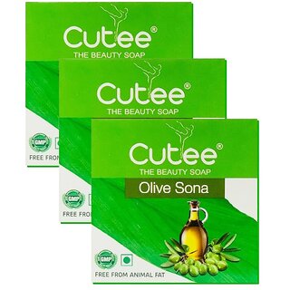 Cutee Olive Sona The Beauty Soap - 100g (Pack Of 3) Cutee Olive Sona The Beauty Soap - 100g (Pack Of 3)