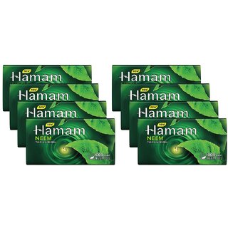 Hamam Neem Tulsi Aloevera Soap - 45g (Pack Of 8) Hamam Neem Tulsi Aloevera Soap - 45g (Pack Of 8)