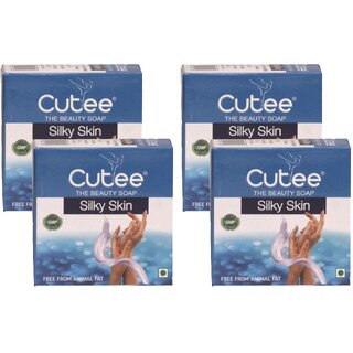                       Cutee Silky Skin The Beauty Soap - 100g (Pack Of 4)                                              