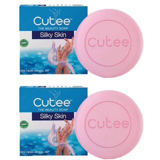                       Cutee The Beauty Silky Skin Soap - Pack Of 2 (100g)                                              