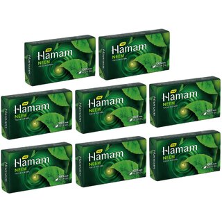 Hamam Neem Tulsi Aloevera Soap - 100g (Pack Of 8) Hamam Neem Tulsi Aloevera Soap - 100g (Pack Of 8)