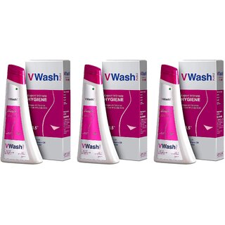 VWash Plus Intimate Hygiene Wash - Pack Of 3 (100ml)