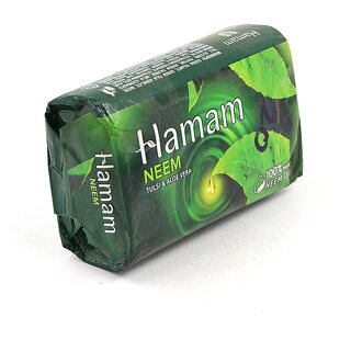 Hamam 100 Pure Neem Oil Soap Bar - 100gm Hamam 100 Pure Neem Oil Soap Bar - 100gm