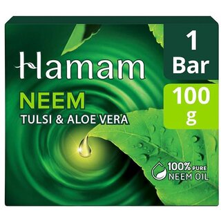                       Neem, Tulsi  Aloe Vera Hamam Soap - 100g                                              