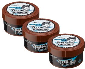 GATSBY Pomade Supreme Hold Styling Wax - 75g (Pack Of 3)