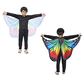                       Kaku Fancy Dresses Dance Fairy Belly Dance Wings/Butterfly Wings Fabric/Egypt Belly Soft Fabric Wings Dancing Costume                                              