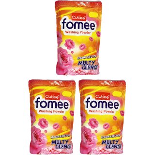                       Cutee Fomee Multy Clence Washing Powder - 500g (Pack Of 3)                                              