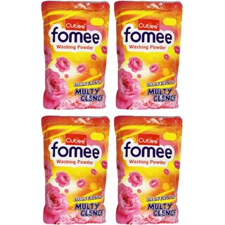                       Cutee Fomee Multy Clence Washing Powder - 500g (Pack Of 4)                                              