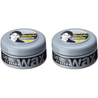 GATSBY Mat & Hard Styling Wax - 75g (Pack Of 2)