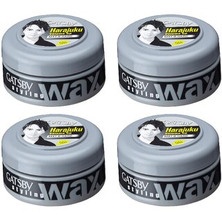                       GATSBY Mat & Hard Styling Wax - 75g (Pack Of 4)                                              