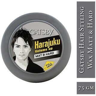 GATSBY Mat & Hard Volume Up Styling Wax - 75g