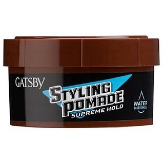                       GATSBY Styling Pomade Supreme Hold Styling Wax - 75g                                              