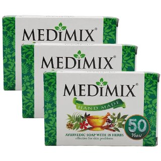 Medimix Hand Made Ayurved Soap - 75g (Pack Of 3)