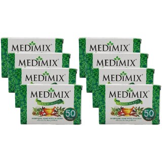 Medimix Hand Made Ayurved Soap - 75g (Pack Of 8) Medimix Hand Made Ayurved Soap - 75g (Pack Of 8)