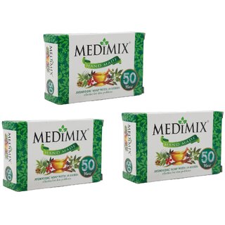                       Medimix Classic Ayurved Bathing Soap - Pack Of 3 (75gm)                                              