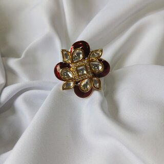                       Kundan rings                                              