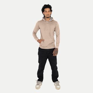                       Mens Solid santal Hoodies                                              