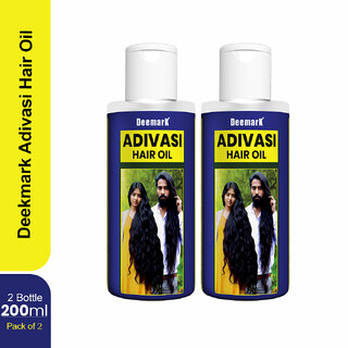 DEEMARK Adivasi Hair Oil Natural JadiButi Hair Oil For Hair Growth Hair And Healthy Shiny Hair Oil (200 ml)